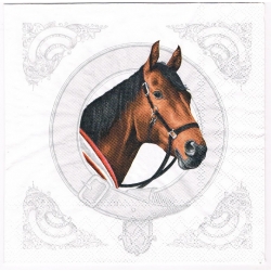 Serwetka   -3223-  koń  ,   zdjęcie 1/4 serwetki